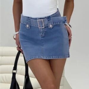Mini Skirt with Belt